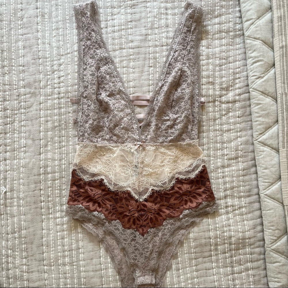 Free People Lace Bodysuit
